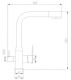 Смеситель для кухни ZORG Steel Hammer SH 805 CR