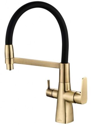 Смеситель для кухни ZORG Steel Hammer SH 818-6 BRONZE
