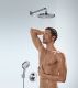 Смеситель Hansgrohe Ecostat S 15758670 для душа чёрный матовый
