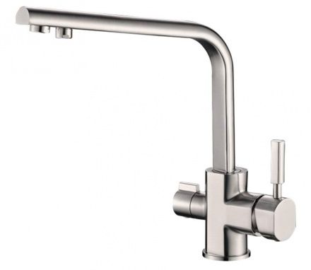 Смеситель для кухни ZORG Steel Hammer SH 909 SATIN Смеситель для кухни ZORG Steel Hammer SH 909 SATIN
