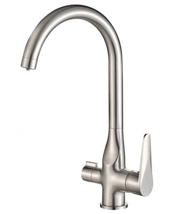 Смеситель для кухни ZORG Steel Hammer SH 910 SATIN Смеситель для кухни ZORG Steel Hammer SH 910 SATIN