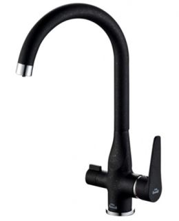 Смеситель для кухни ZORG Steel Hammer SH 910 BLACK CR Смеситель для кухни ZORG Steel Hammer SH 910 BLACK CR
