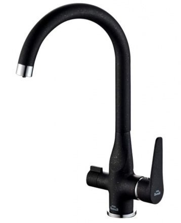 Смеситель для кухни ZORG Steel Hammer SH 910 BLACK CR Смеситель для кухни ZORG Steel Hammer SH 910 BLACK CR