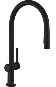 Смеситель Hansgrohe Talis M54 72800670 для кухни чёрный матовый