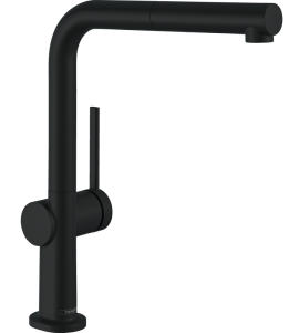 Смеситель Hansgrohe Talis M54 72809670 для кухни чёрный матовый