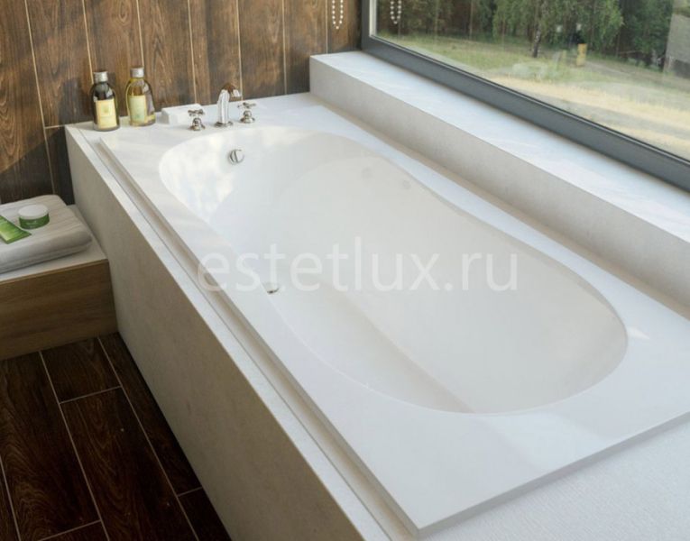 Ванна из литьевого мрамора Эстет Лаура max ФР-00016844 170x70см белый Ванна из литьевого мрамора Эстет Лаура max ФР-00016844 170x70см белый