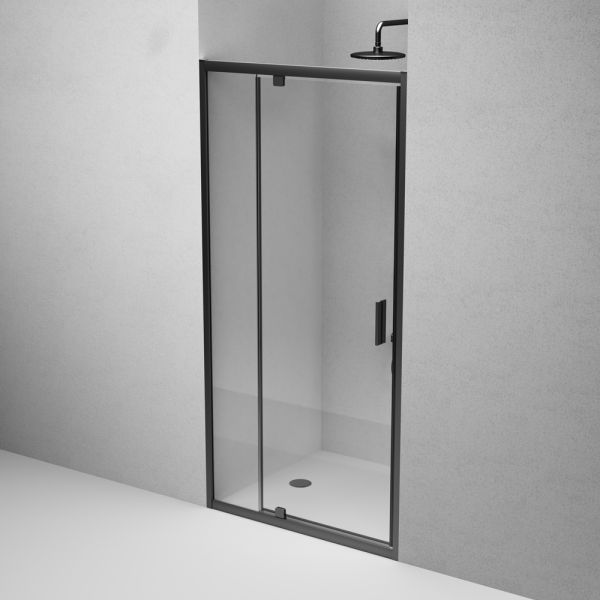 Душевая дверь в нишу Am.Pm Gem W90G-100-1P-BT 100 см чёрный матовый