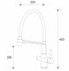Смеситель для кухни ZORG Sanitary ZR 343-6 YF