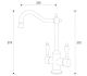 Смеситель для кухни ZORG Sanitary ZR 344 YF STEEL