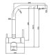 Смеситель для кухни ZORG Sanitary ZR 348 YF BLACK