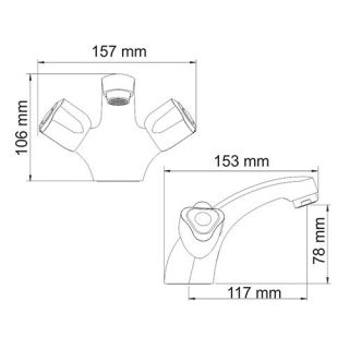 Wasserkraft Amper 2903 Смеситель для раковины Wasserkraft Amper 2903 Смеситель для раковины