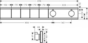 Смеситель для душа Hansgrohe RainSelect 15382990