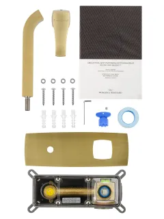 Смеситель для раковины Wonzon & Woghand Flex WW-88869072-BG брашированное золото