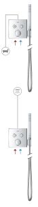 Смеситель для душа Grohe 29120000 Grohtherm SmartControl хром