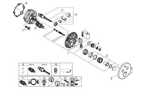 Смеситель для душа Grohe 29120000 Grohtherm SmartControl хром
