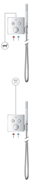 Смеситель для душа Grohe Grohtherm SmartControl 29125000 хром