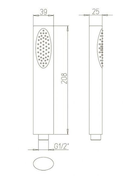 Душевая лейка Paini Ovo 86CR155 хром