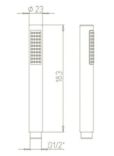 Душевая лейка Paini Arena 92CR155 хром