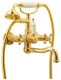 Смеситель для  ванны Boheme (душевой комплект) TRADIZIONALE ORO с керамическими ручками_Комплект золото