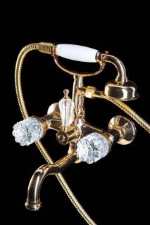 Смеситель для ванны Boheme Crystal золото 293-CRST Смеситель для ванны Boheme Crystal золото 293-CRST