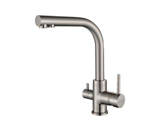 Смеситель для кухни Paulmark Essen Es213011-BS брашированная сталь