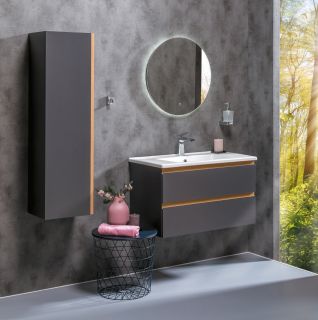 Пенал Armadi Art Capolda 120см антрацит 849-120-A Пенал Armadi Art Capolda 120см антрацит 849-120-A