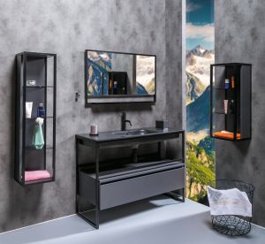 Пенал Armadi Art Loft 75см антрацит 895-A