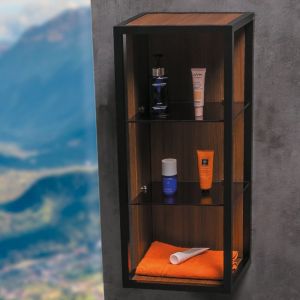 Пенал Armadi Art Loft 75см тёмное дерево 895-D