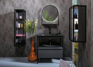 Пенал Armadi Art Loft 120см антрацит 896-A