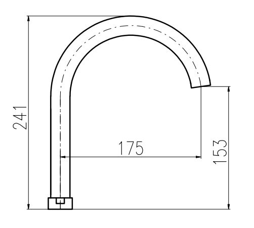Излив смесителя Rav Slezak SR0107 хром