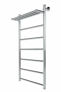 Полотенцесушитель водяной Indigo Line LLSHW100-60 с полкой 100x60 см хром