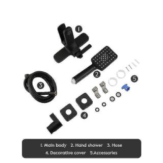 Смеситель для ванны и душа Frap F3262 черный