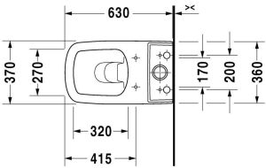 Унитаз Duravit DuraStyle 2155090000 напольный белый