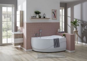 Акриловая ванна Aquanet Maldiva 150x90 R