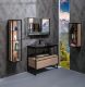 Консоль под раковину Armadi Art Loft 100см чёрный 893-100