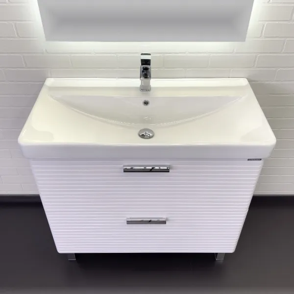 Тумба с раковиной Comforty Танжер 00-00019535 90 см белый