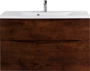 Тумба под раковину BelBagno Marino 100см Rovere Moro MARINO-H60-1000-2C-SO-RW-P