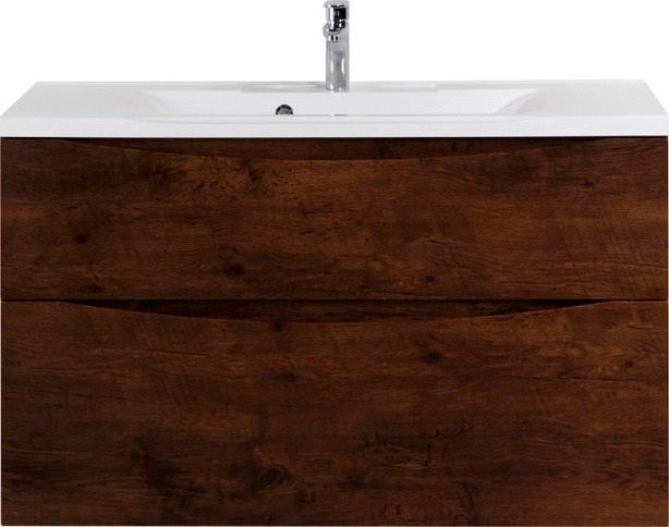 Тумба под раковину BelBagno Marino 100см Rovere Moro MARINO-H60-1000-2C-SO-RW-P