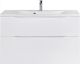 Тумба под раковину BelBagno Marino 100см Bianco Lucido MARINO-H60-1000-2C-SO-BL-P
