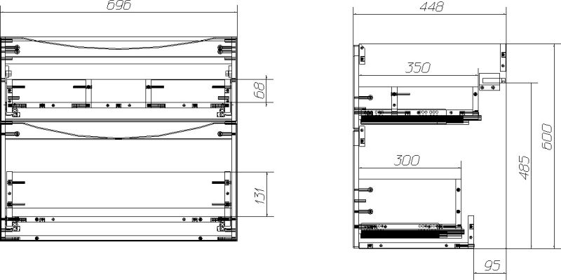 Тумба под раковину BelBagno Marino 70см Bianco Lucido MARINO-H60-700-2C-SO-BL-P Тумба под раковину BelBagno Marino 70см Bianco Lucido MARINO-H60-700-2C-SO-BL-P