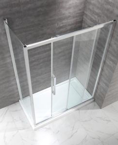 Душевой уголок Cezares LUX-SOFT-W-AH-1-150/80-C-Cr-IV