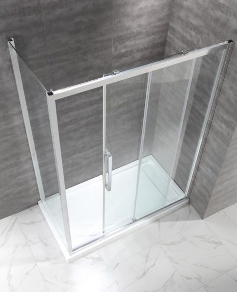 Душевой уголок Cezares LUX-SOFT-W-AH-1-150/80-C-Cr-IV