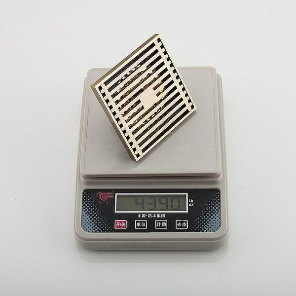 Душевой трап Gappo G81004-4 бронза