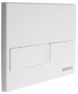 Кнопка смыва Berges Novum soft touch белый 040014 Кнопка смыва Berges Novum soft touch белый 040014
