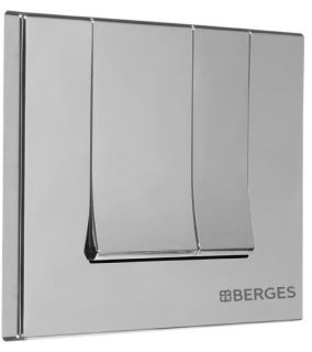 Кнопка смыва Berges Novum хром глянец 040043 Кнопка смыва Berges Novum хром глянец 040043