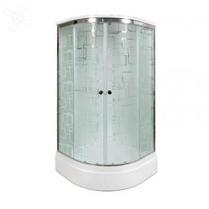 Душевая кабина Deto ЕМ2710 с гм. и эл. 100х100х220 см