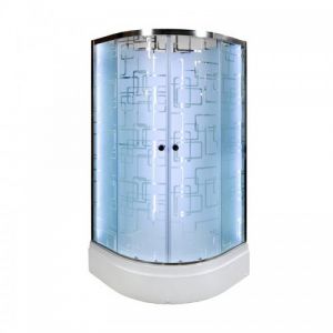 Душевая кабина Deto ЕМ2790 N LED с гм. 90х90х210см