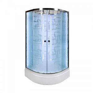 Душевая кабина Deto ЕМ2790 LED 90х90х220 см
