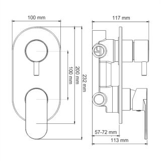 WasserKRAFT Mindel 8571 Смеситель для ванны и душа WasserKRAFT Mindel 8571 Смеситель для ванны и душа