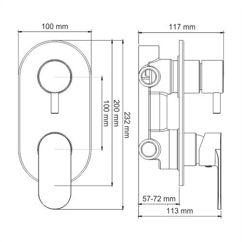 WasserKRAFT Mindel 8571 Смеситель для ванны и душа WasserKRAFT Mindel 8571 Смеситель для ванны и душа